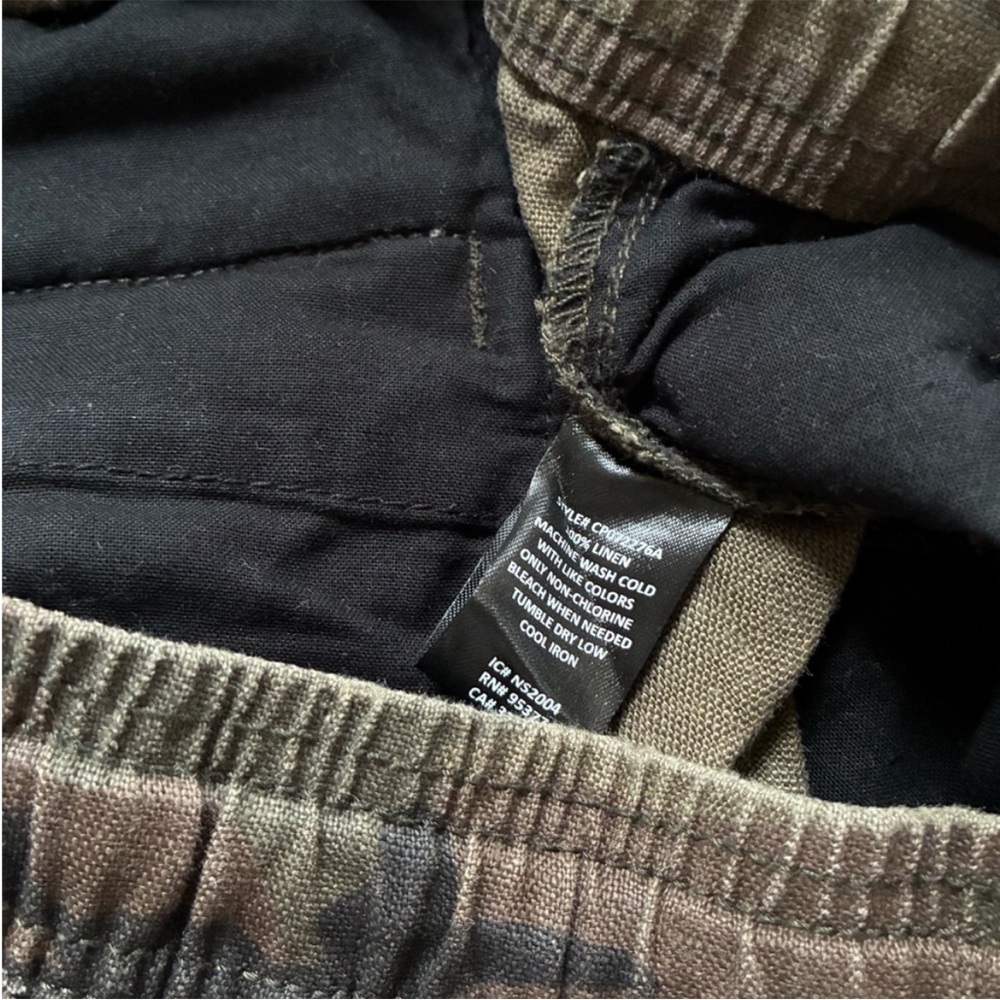WAS $48 Sanctuary x Anthro linen camo cargo capris - Picture 15 of 15